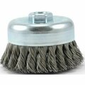 Hot Max 4 Knotted Carbon Steel Cup Brush 26063